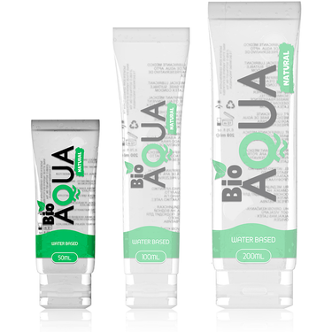 Lubrificante Naturale BIOAQUA a Base d'Acqua, Sicuro e Delicato